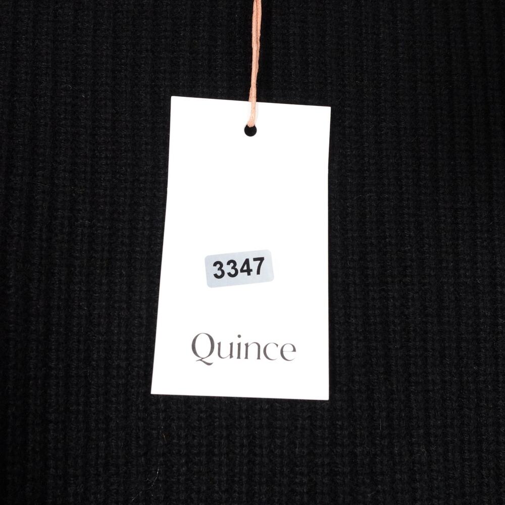 NWT Quince Mongolian Cashmere Fisherman Crewneck Sweater Womens XS Pullover 3347 - Picture 6 of 9